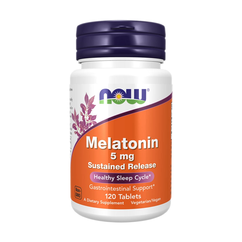 Мелатонін NOW foods Melatonin 5 мг, 120 капсул